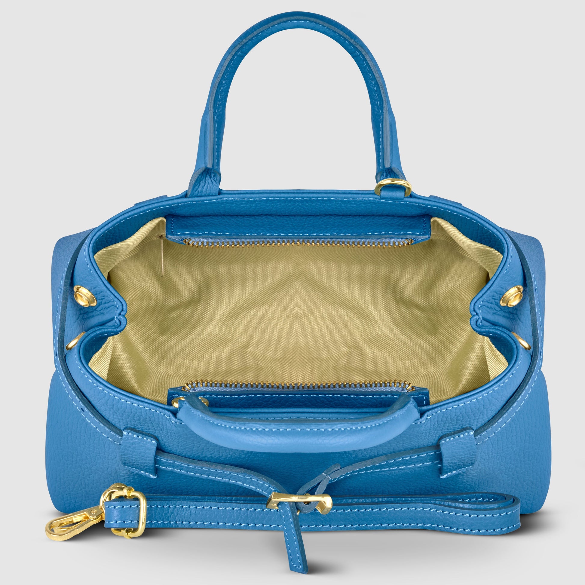 Italian Genuine Calf Leather Top-Handle Bag 252352 TAKEASY