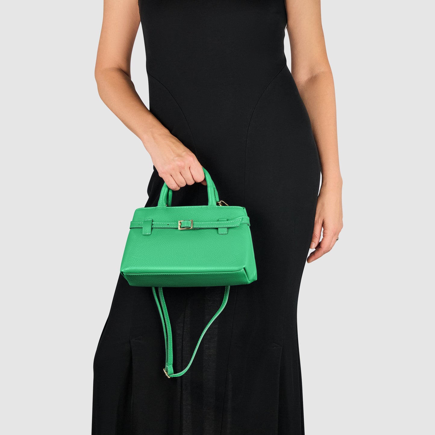 Italian Genuine Calf Leather Top-Handle Bag 252352 TAKEASY