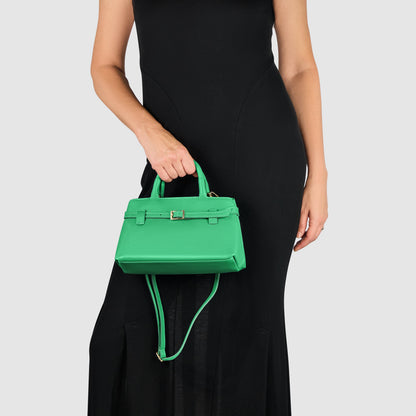 Italian Genuine Calf Leather Top-Handle Bag 252352 TAKEASY