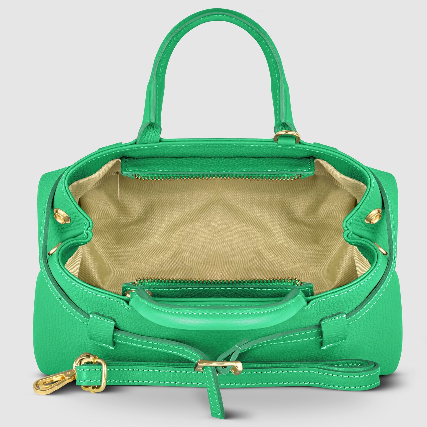Italian Genuine Calf Leather Top-Handle Bag 252352 TAKEASY