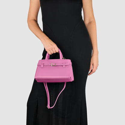 Italian Genuine Calf Leather Top-Handle Bag 252352 TAKEASY