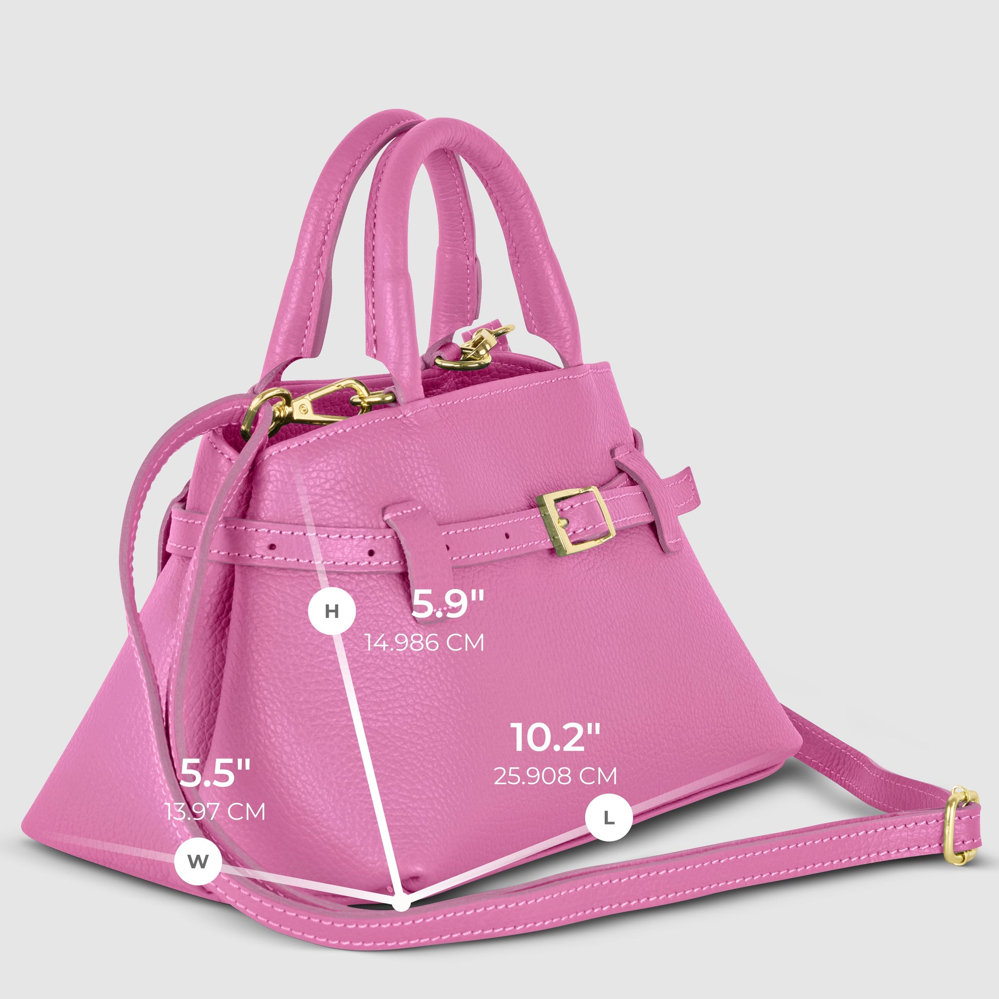 Italian Genuine Calf Leather Top-Handle Bag 252352 TAKEASY