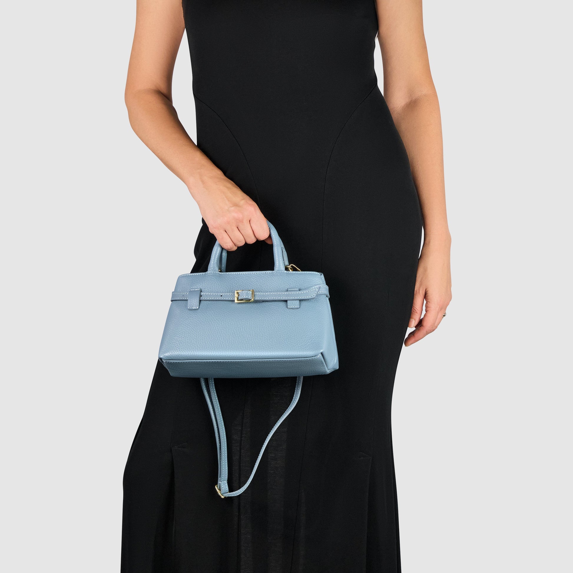 Italian Genuine Calf Leather Top-Handle Bag 252352 TAKEASY
