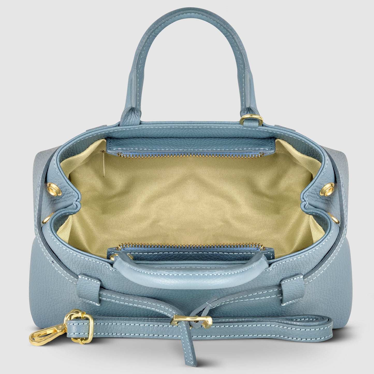 Italian Genuine Calf Leather Top-Handle Bag 252352 TAKEASY