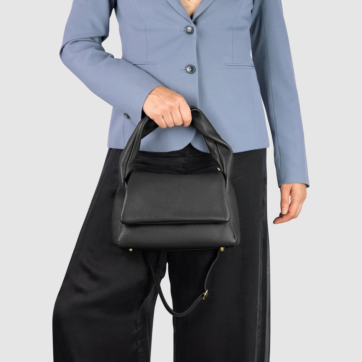 Italian Genuine Calf Leather Top-Handle Bag 262495 TAKEASY