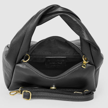 Italian Genuine Calf Leather Top-Handle Bag 262495 TAKEASY