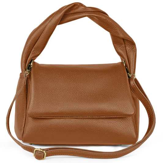 Italian Genuine Calf Leather Top-Handle Bag 262495 TAKEASY