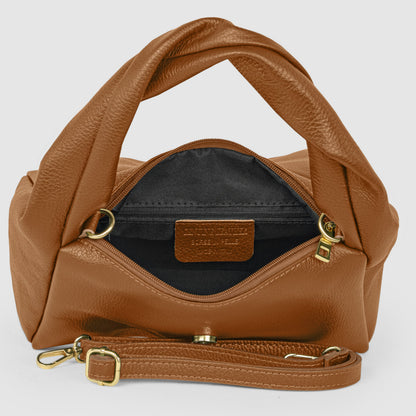Italian Genuine Calf Leather Top-Handle Bag 262495 TAKEASY