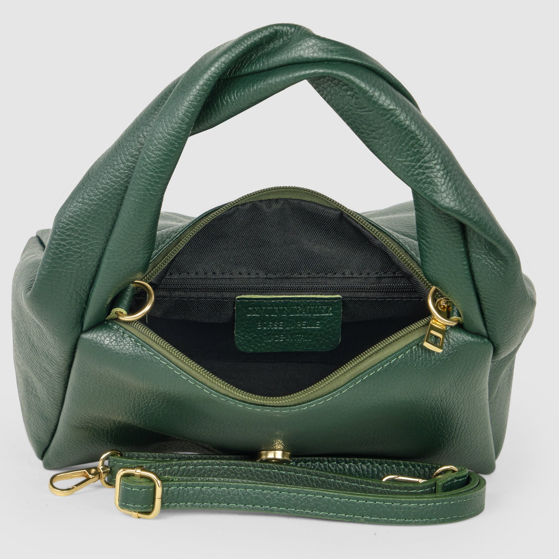 Italian Genuine Calf Leather Top-Handle Bag 262495 TAKEASY