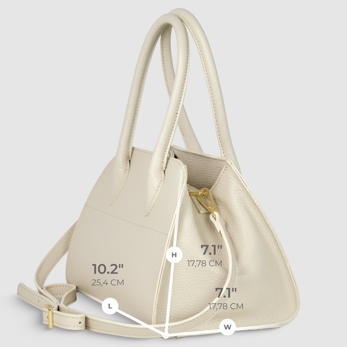 Italian Genuine Calf Leather Top-Handle Bag 302811 TAKEASY