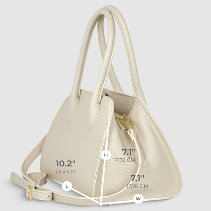 Italian Genuine Calf Leather Top-Handle Bag 302811 TAKEASY