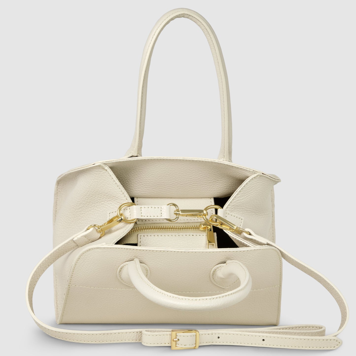 Italian Genuine Calf Leather Top-Handle Bag 302811 TAKEASY