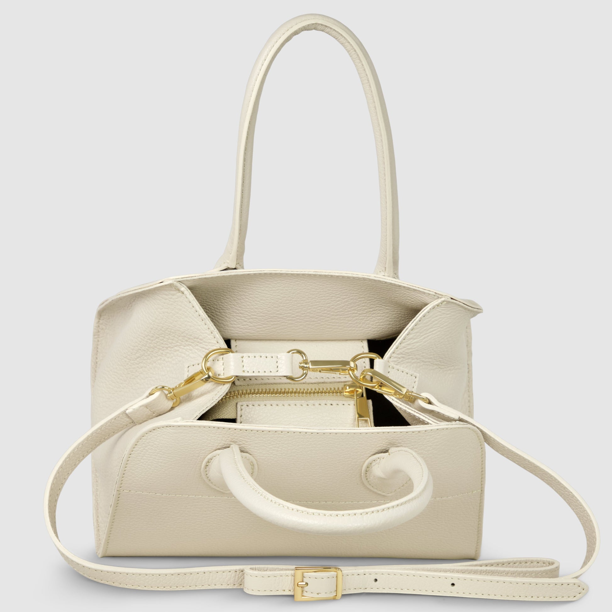 Italian Genuine Calf Leather Top-Handle Bag 302811 TAKEASY
