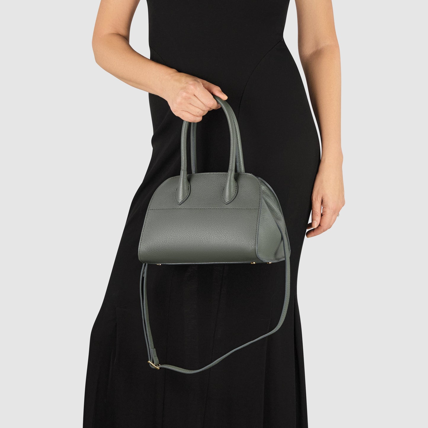 Italian Genuine Calf Leather Top-Handle Bag 302811 TAKEASY