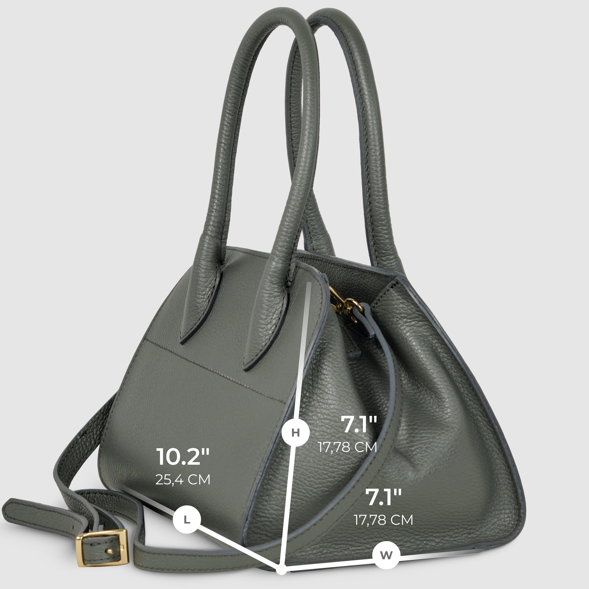Italian Genuine Calf Leather Top-Handle Bag 302811 TAKEASY