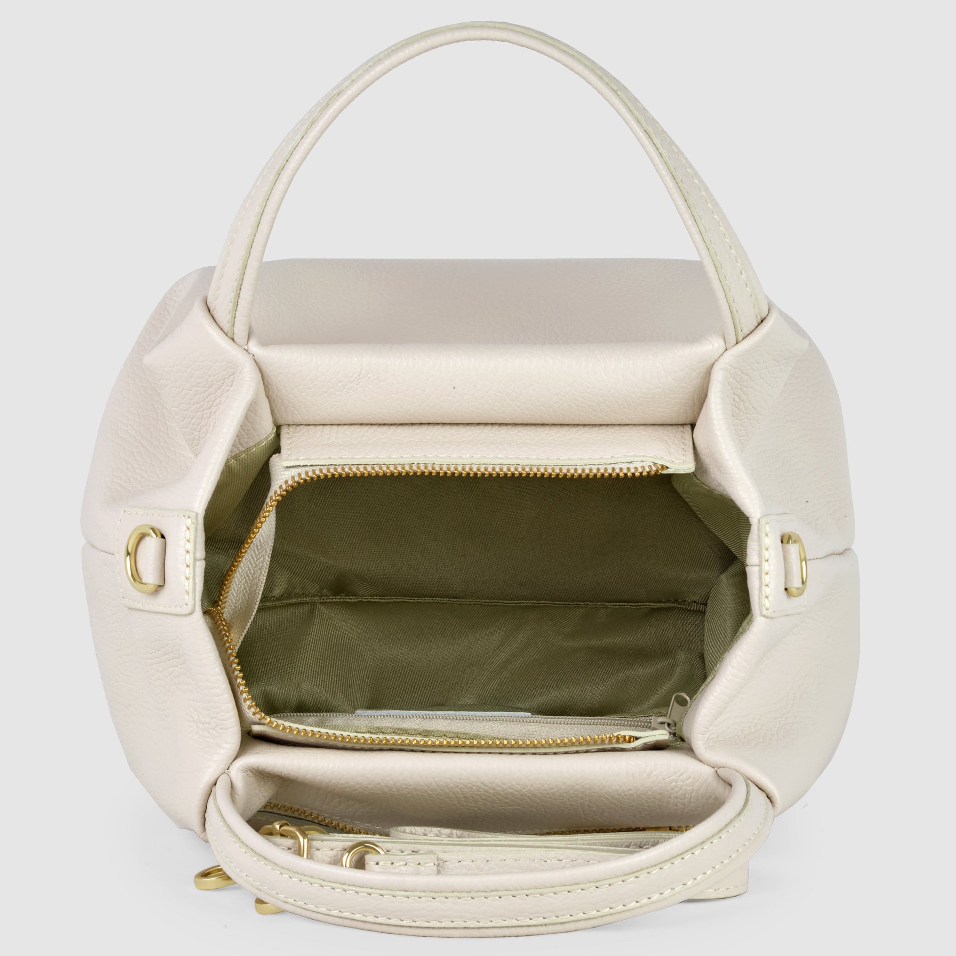 Italian Genuine Calf Leather Top-Handle Bag 322055 TAKEASY