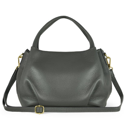 Italian Genuine Calf Leather Top-Handle Bag 322055 TAKEASY