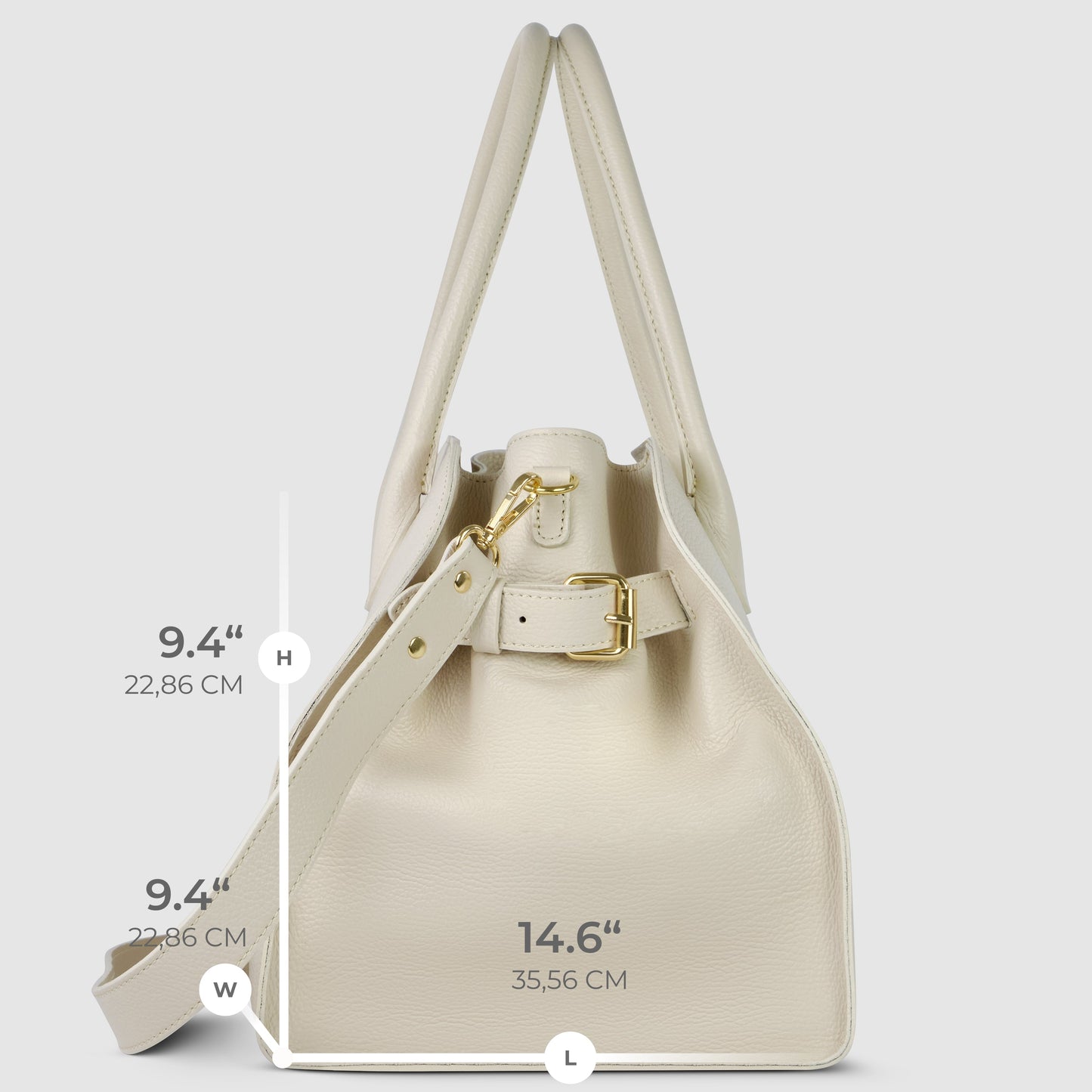 Italian Genuine Calf Leather Top-Handle Bag 413912 TAKEASY
