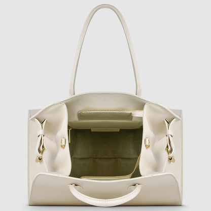 Italian Genuine Calf Leather Top-Handle Bag 413912 TAKEASY