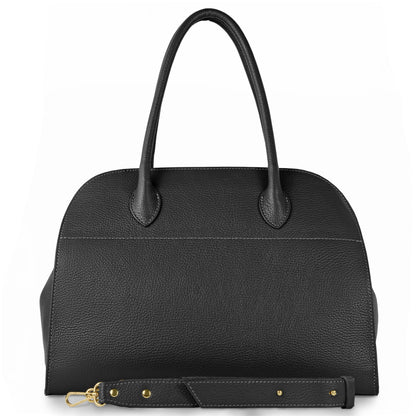 Italian Genuine Calf Leather Top-Handle Bag 413912 TAKEASY