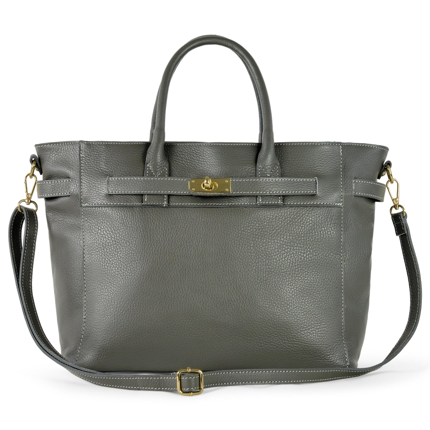 Italian Genuine Calf Leather Top-Handle Bag 233233 TAKEASY