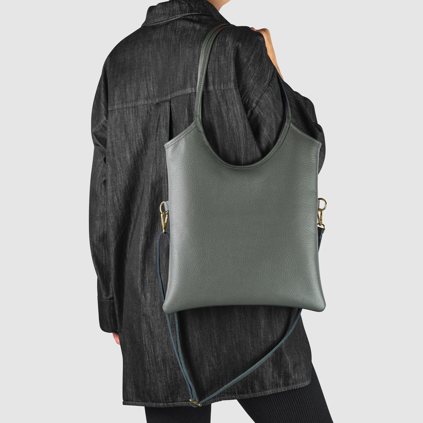 Italian Genuine Calf Leather Tote Bag 191722 TAKEASY