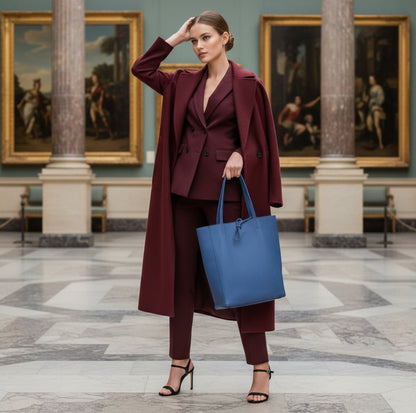 Italian Genuine Calf Leather Tote Bag 201718 TAKEASY