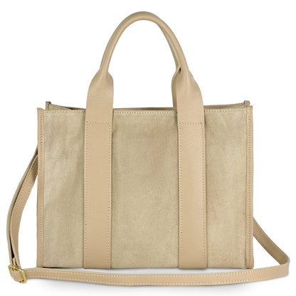Italian Genuine Suede Tote Bag 282611 TAKEASY