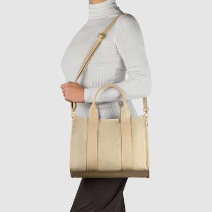 Italian Genuine Suede Tote Bag 282611 TAKEASY