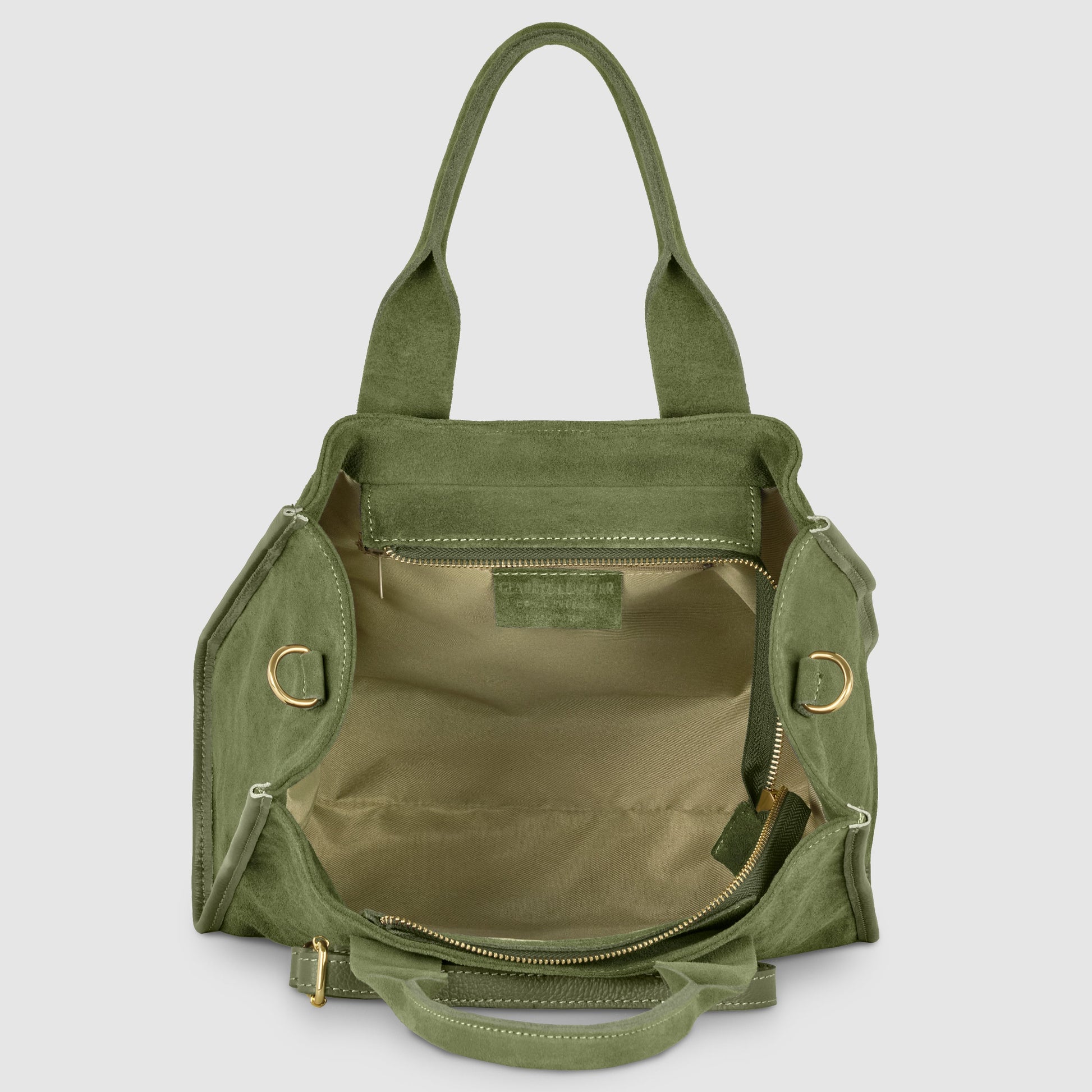 Italian Genuine Suede Tote Bag 282611 TAKEASY