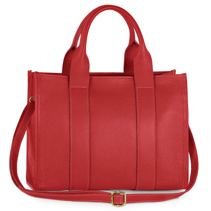 Italian Genuine Calf Leather Tote Bag 282611 TAKEASY