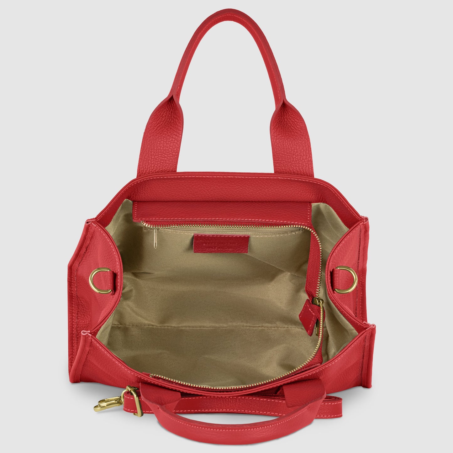 Italian Genuine Calf Leather Tote Bag 282611 TAKEASY