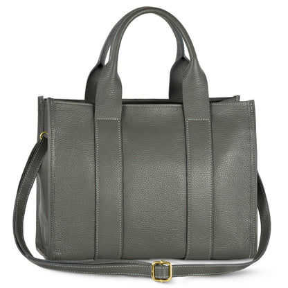 Italian Genuine Calf Leather Tote Bag 282611 TAKEASY