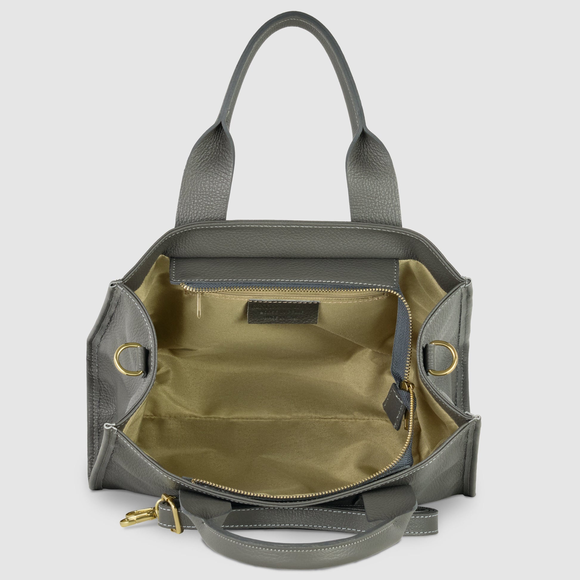 Italian Genuine Calf Leather Tote Bag 282611 TAKEASY