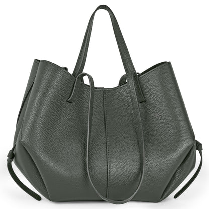 Italian Genuine Calf Leather Tote Bag 312912 TAKEASY