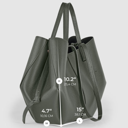 Italian Genuine Calf Leather Tote Bag 312912 TAKEASY