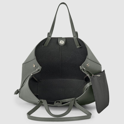 Italian Genuine Calf Leather Tote Bag 312912 TAKEASY