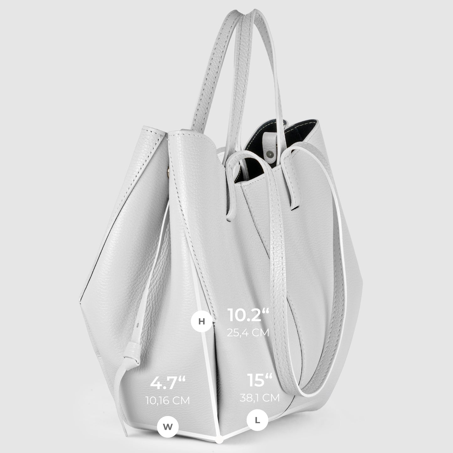 Italian Genuine Calf Leather Tote Bag 312912 TAKEASY