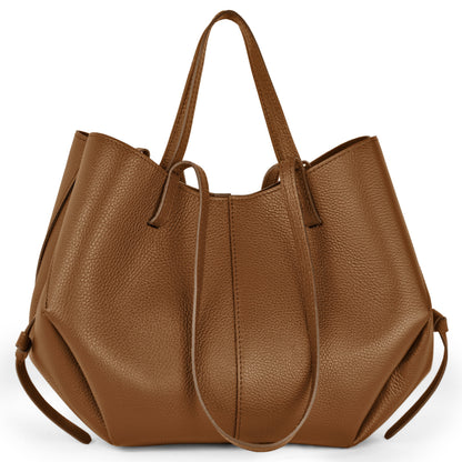 Italian Genuine Calf Leather Tote Bag 312912 TAKEASY