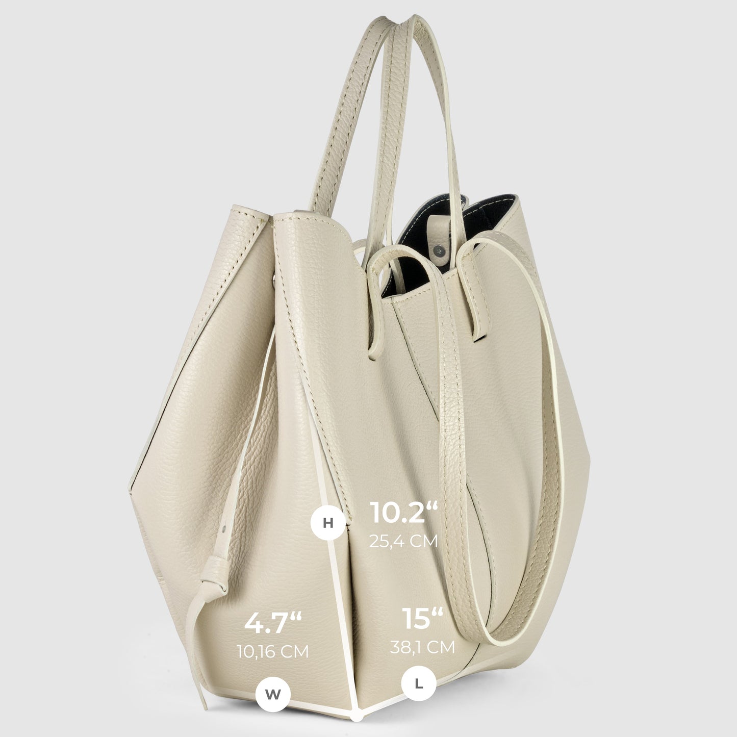 Italian Genuine Calf Leather Tote Bag 312912 TAKEASY