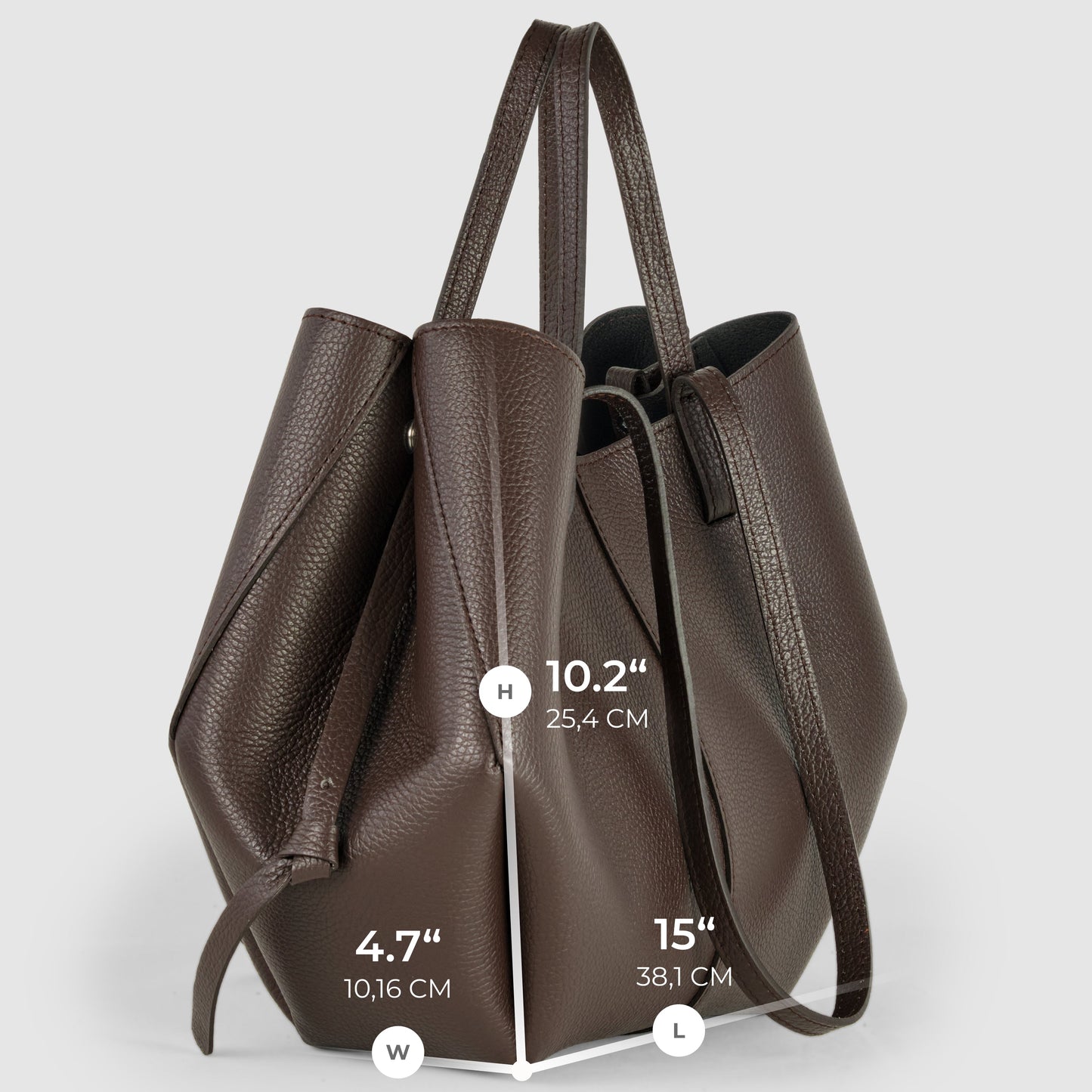 Italian Genuine Calf Leather Tote Bag 312912 TAKEASY