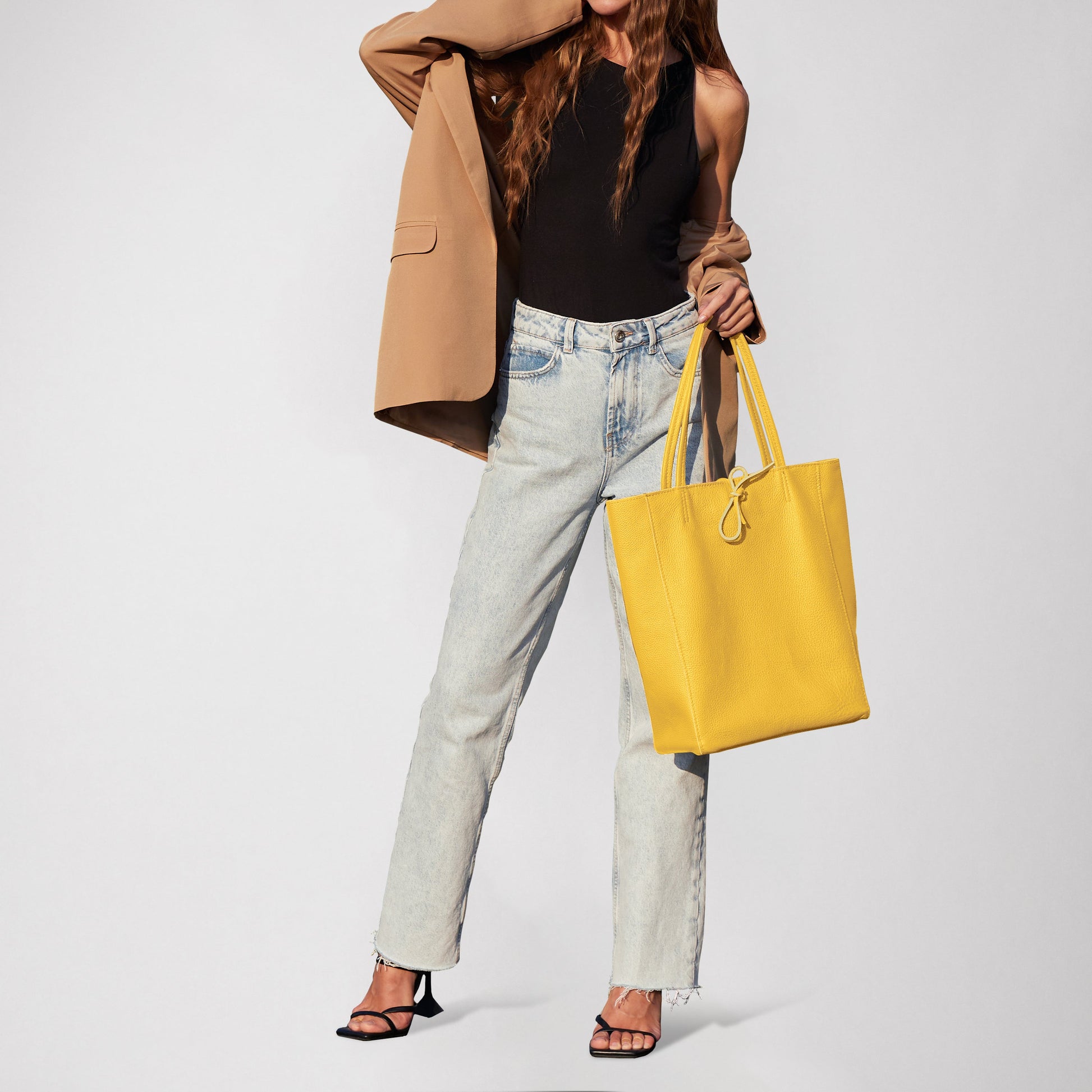Italian Genuine Calf Leather Tote Bag 201718 TAKEASY