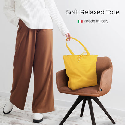 Italian Genuine Calf Leather Tote Bag 201718 TAKEASY