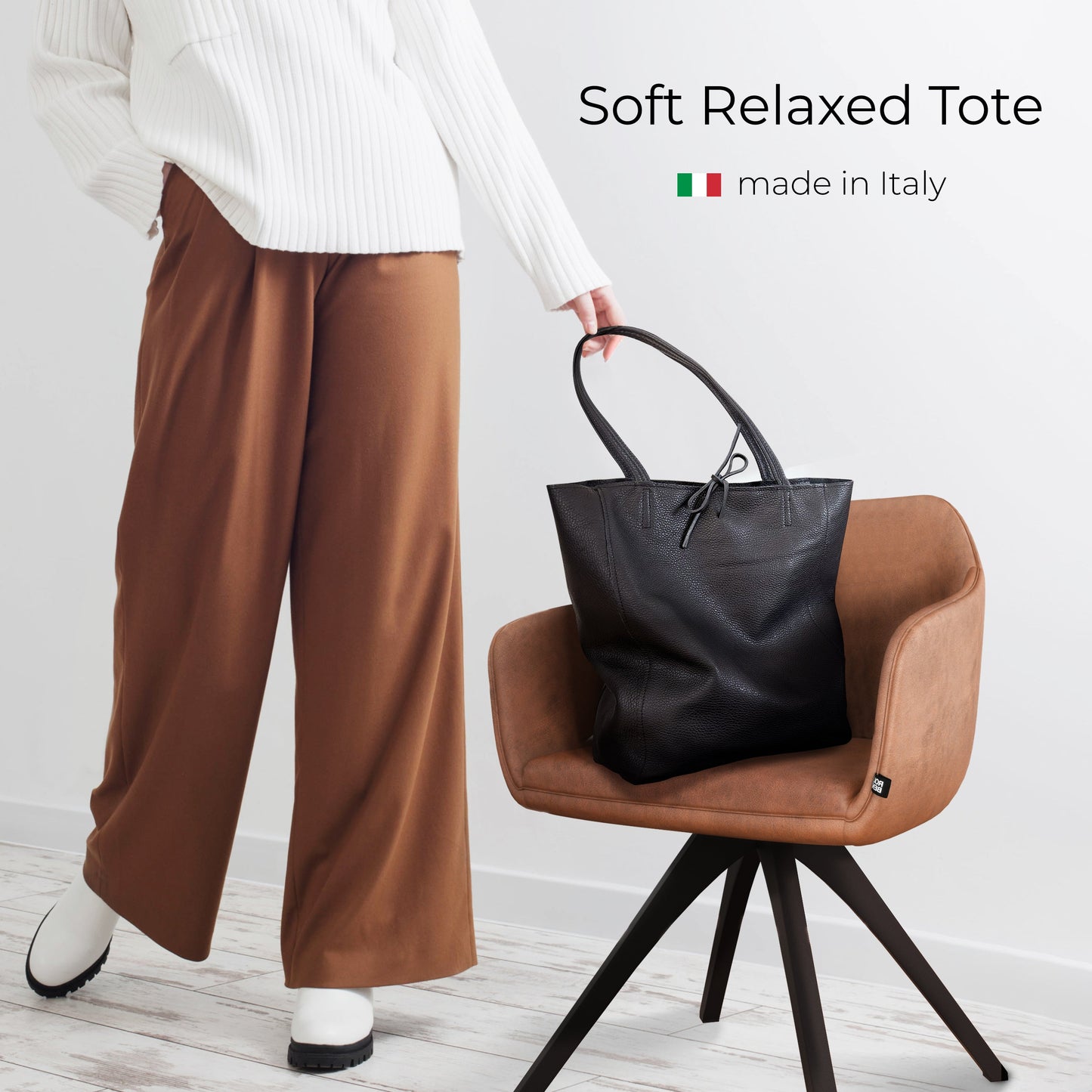 Italian Genuine Calf Leather Tote Bag 201718 TAKEASY