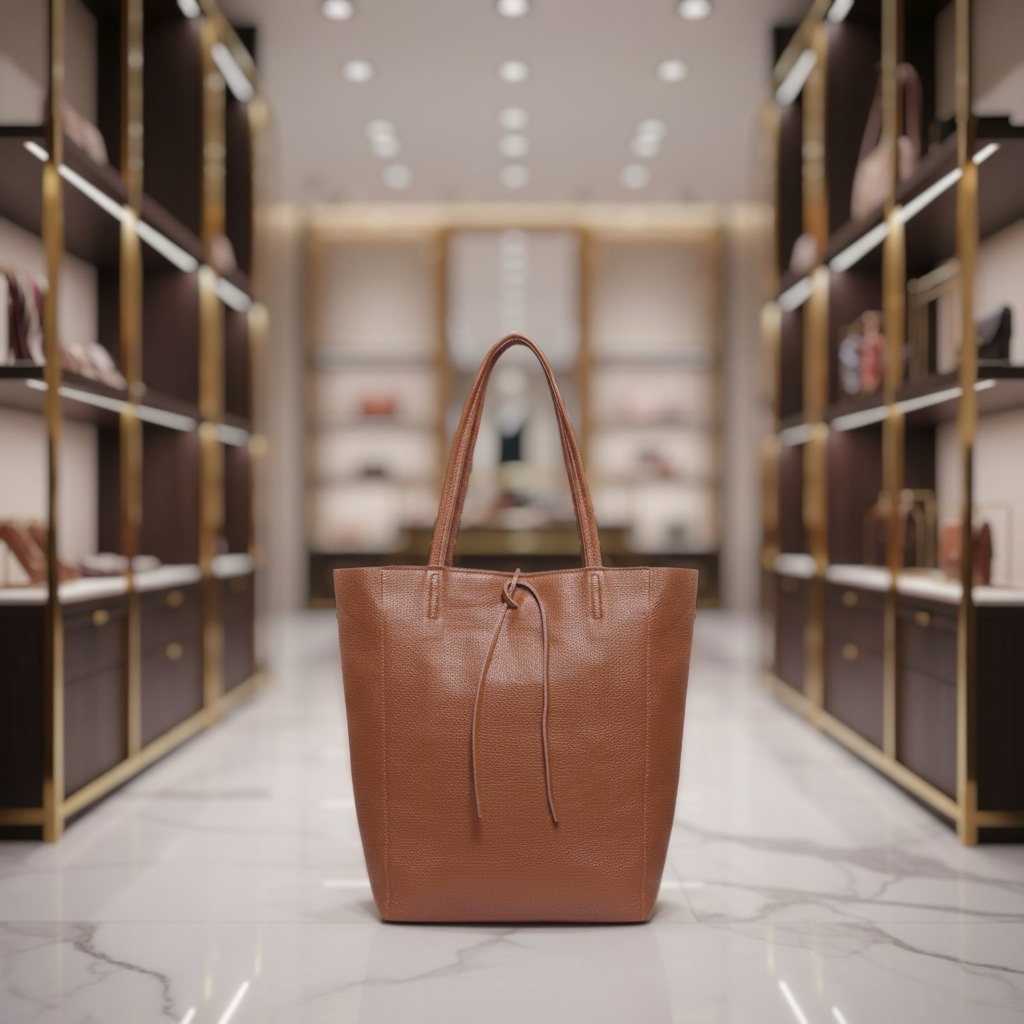 Italian Genuine Calf Leather Tote Bag 201718 TAKEASY