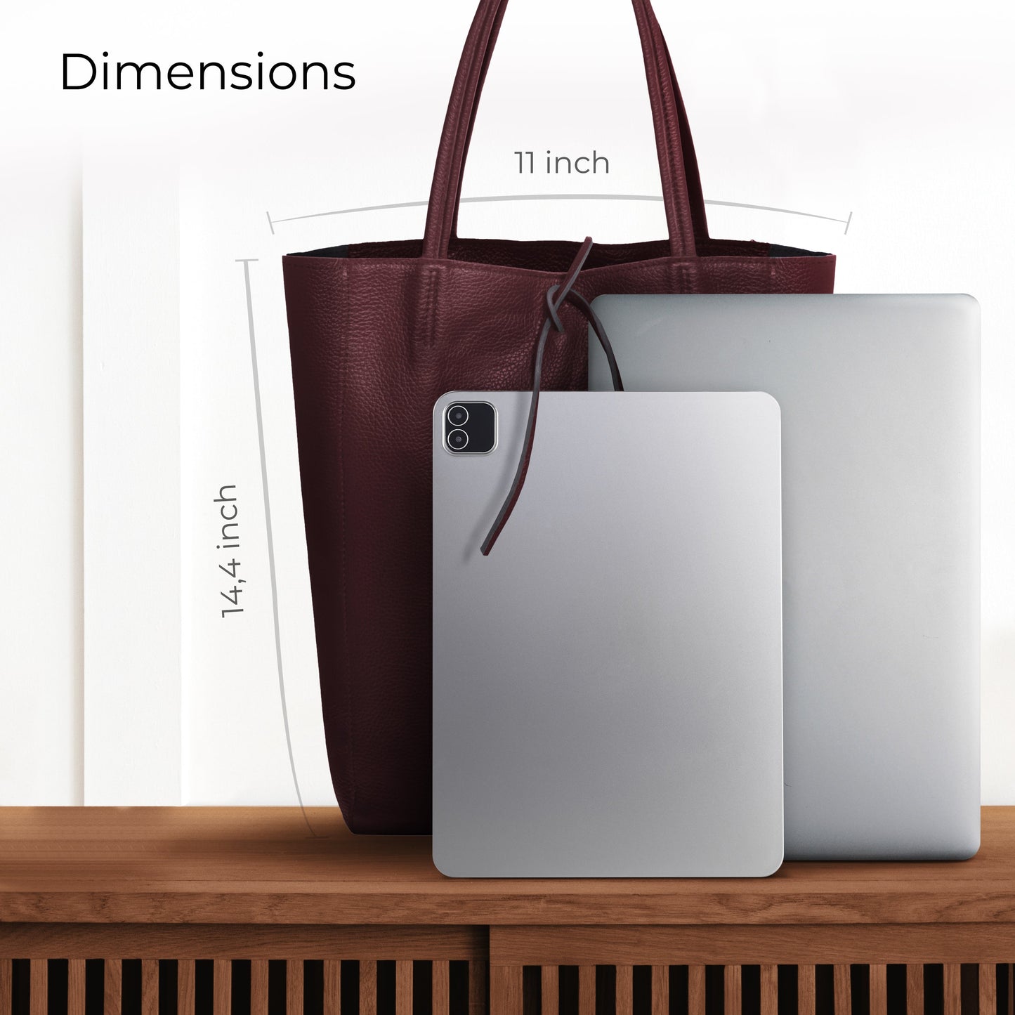 Italian Genuine Calf Leather Tote Bag 201718 TAKEASY