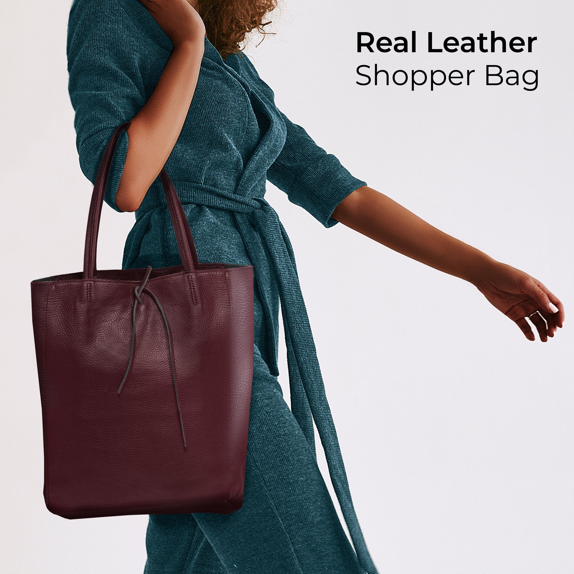 Italian Genuine Calf Leather Tote Bag 201718 TAKEASY