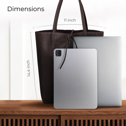 Italian Genuine Calf Leather Tote Bag 201718 TAKEASY