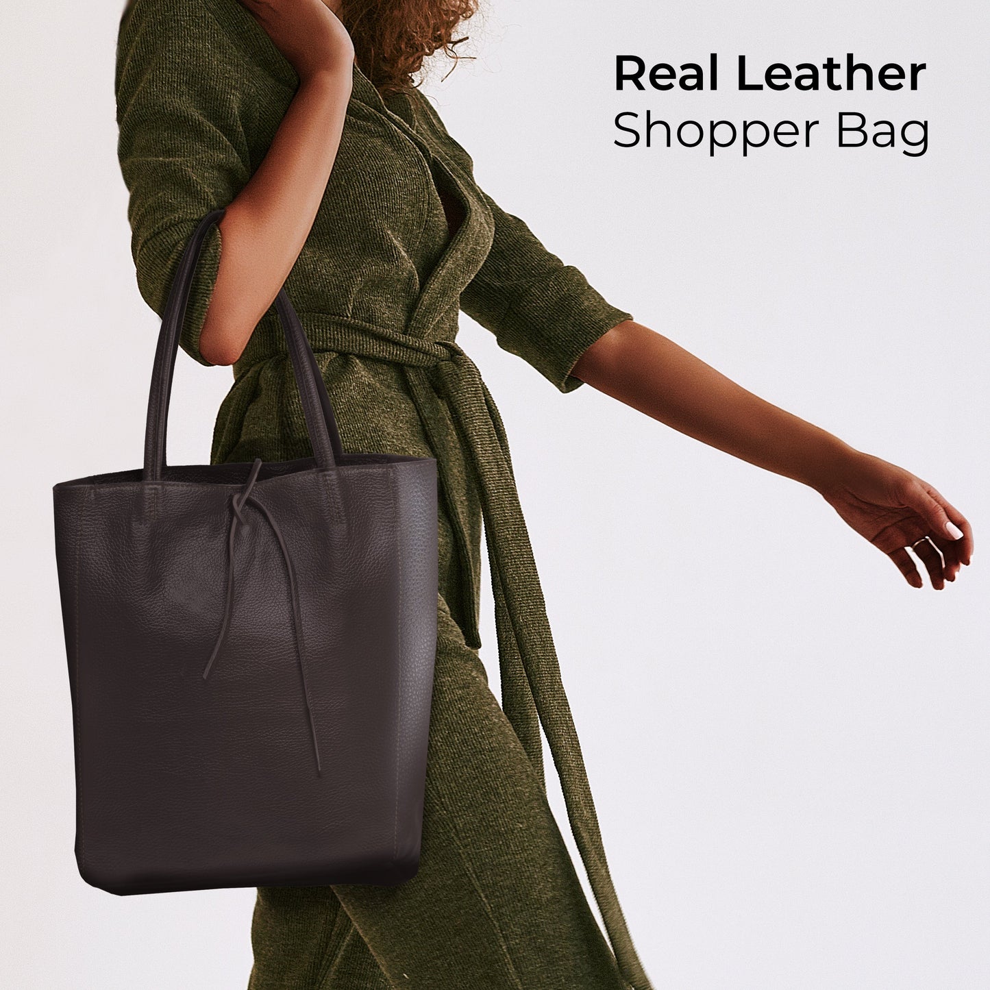 Italian Genuine Calf Leather Tote Bag 201718 TAKEASY