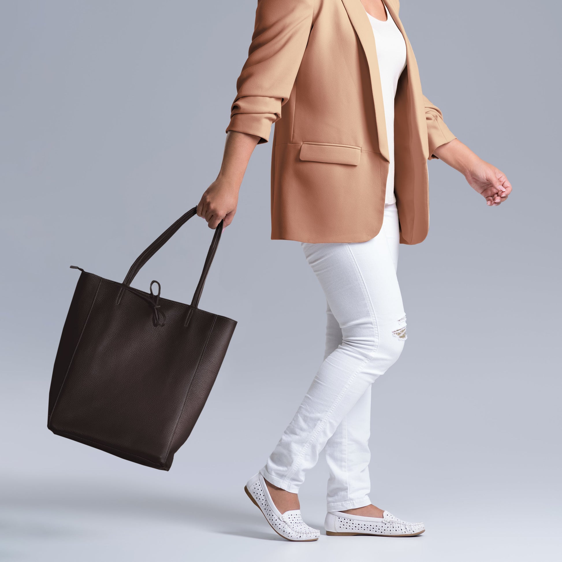 Italian Genuine Calf Leather Tote Bag 201718 TAKEASY